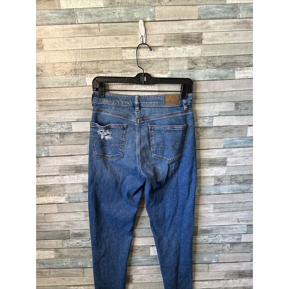 Women’s Maurice’s Mom Jeans Distressed Medium Wash Size 2 - Picture 12 of 16
